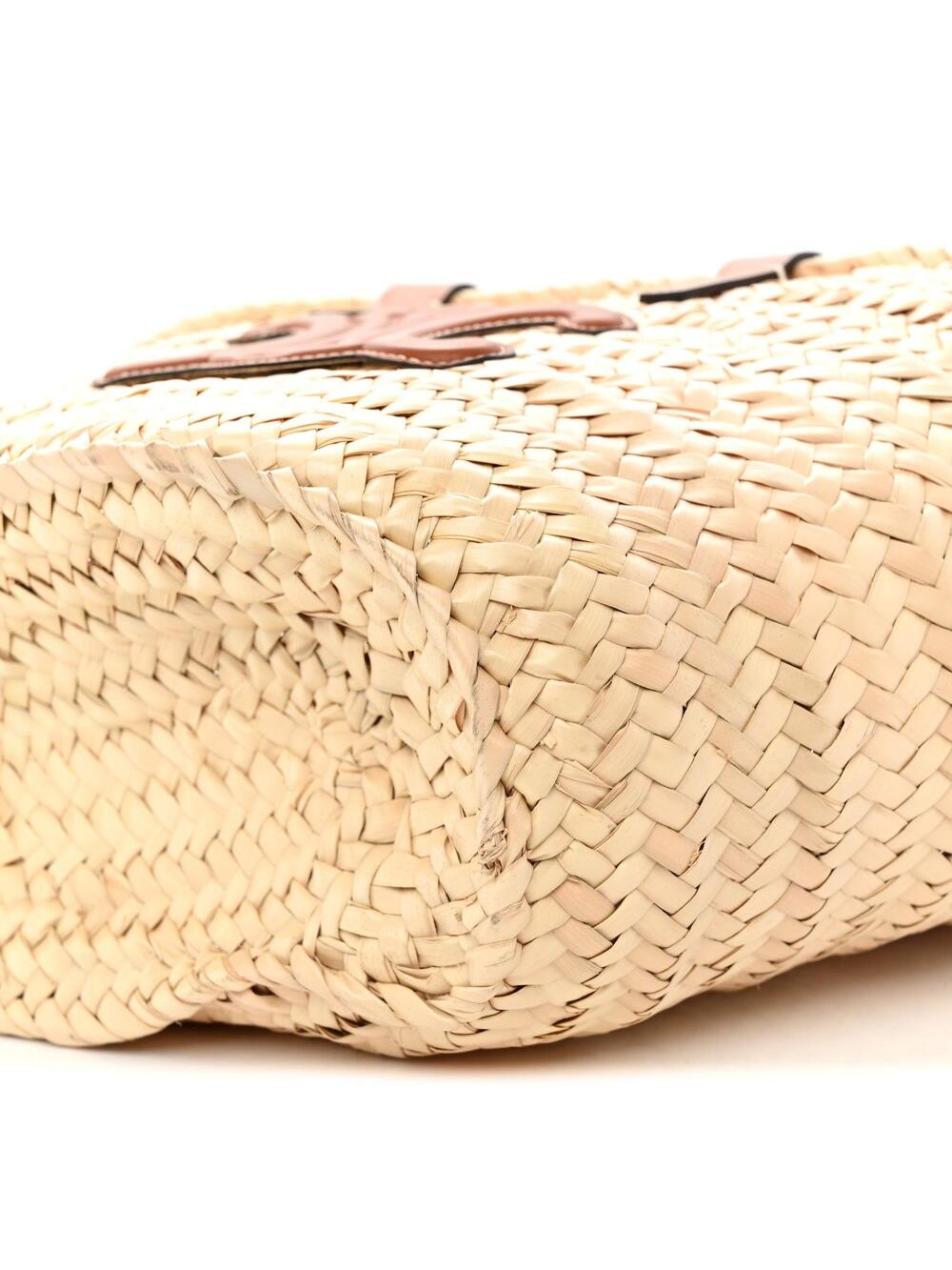 Celine Raffia Calfskin Triomphe Teen #295144C85B - Picture 8 of 8